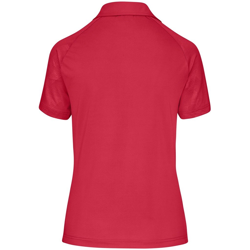 Ladies Santorini Golf Shirt - Red